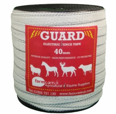 GUARD 40mm WHITE TAPE